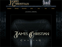 Tablet Screenshot of jameschristianmusic.com